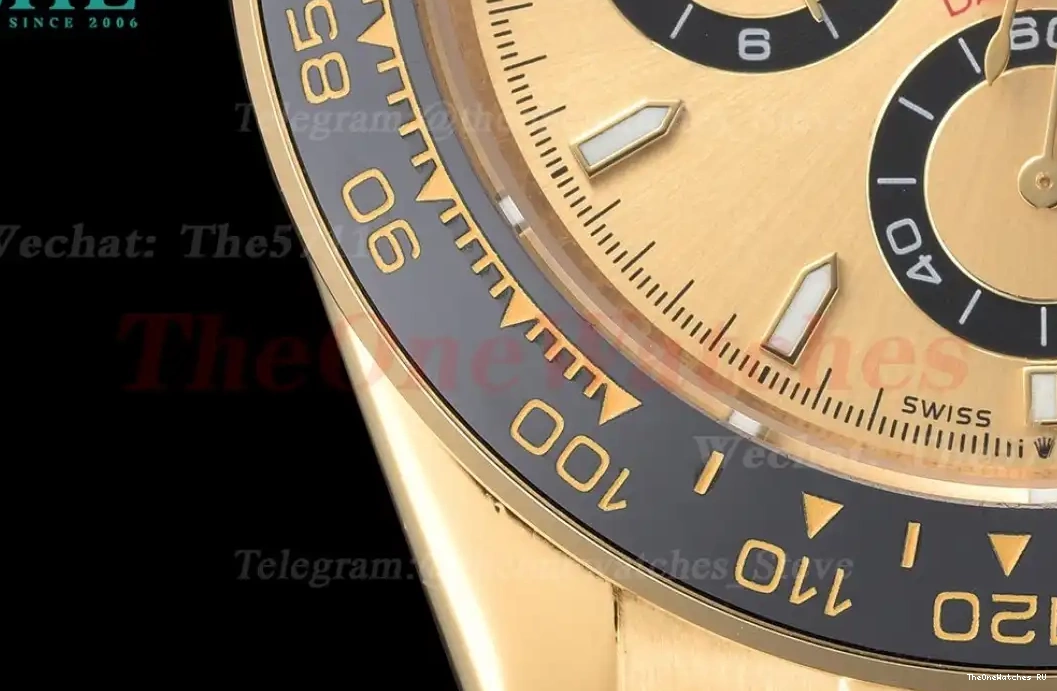 Gold Dia GDF RU Daytona YG 40mm A3836 0514